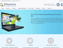 Tablet Screenshot of iepayments.com